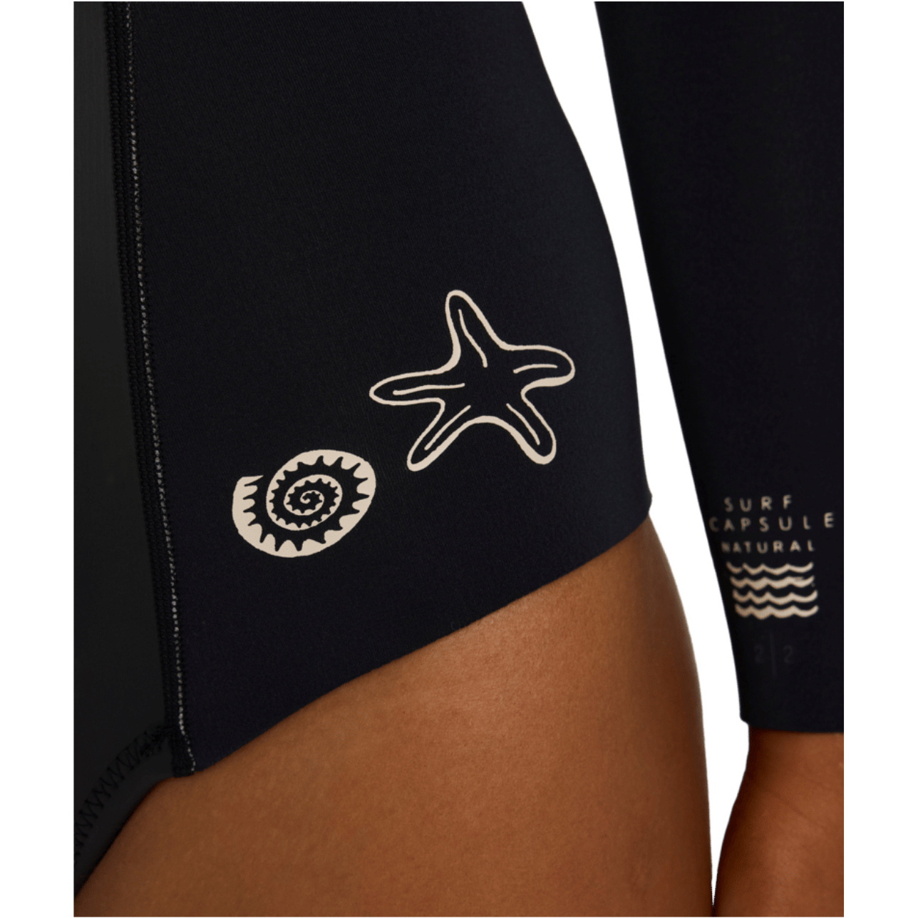 2026 Billabong Womens Salty Dayz 2mm Long Sleeve Springsuit Wetsuit ABJW400136 - Glideskin Black